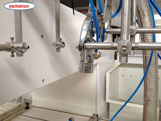 Voor oppervlaktebehandeling 0-3m/min coat speed spray coating machine van 1000mm minimale bewerkingslengte en 300mm spray breedte