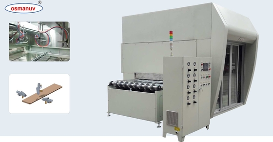 Voor stalen platen, calcium silicaatplaat 4.6KW stroomtoevoer Sproei coating machine voor langdurige coating maat aangepast