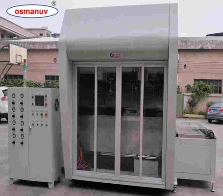Voor oppervlaktebehandeling 0-3m/min coat speed spray coating machine van 1000mm minimale bewerkingslengte en 300mm spray breedte