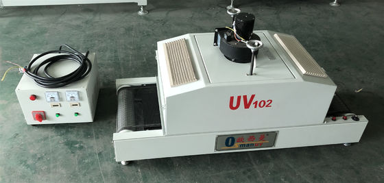 UV 102 UV-spuitmachine met lage bedrijfskosten met aanpasbare hoeveelheid en compacte voetafdruk