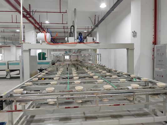 Roterende coatingsmachine 24 Werkstation voor de voedselverpakkingsindustrie Vakuumzuigbeker