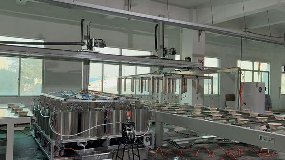 Automatisch spincoatingsysteem met hoge doorvoer en 24 posities – voor wafer-, glas- en OLED-substraten – aanpasbare dosering