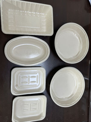 12-station Pulp Molding Spin Coating Line voor Bagasse Tableware Coating and Drying geïntegreerd productiesysteem