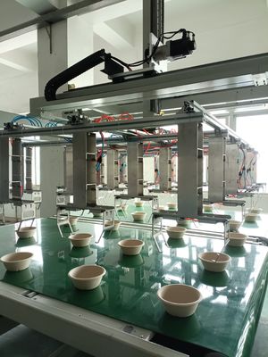 Productielijn voor roterende basis vacuumaadsorptie pulp gevormde spincoating