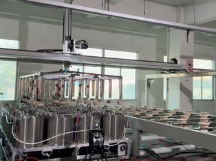 Lange levensduur High Speed Robots Assembly Pulp Molding Coating Machine 24 Station Voor Pulp Molded Product