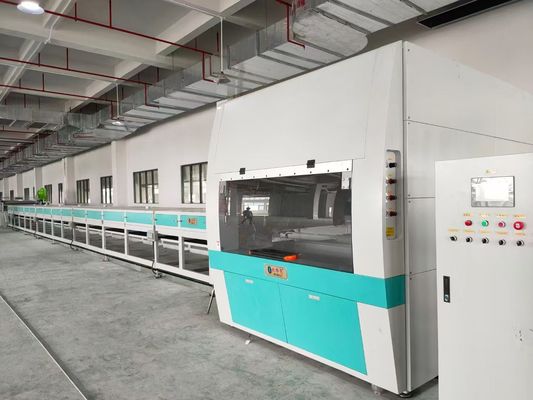 Industrial Pulp Fiber Packaging Spray Coating Machine met precisie-reciprocating spray systeem voor gerecycled karton