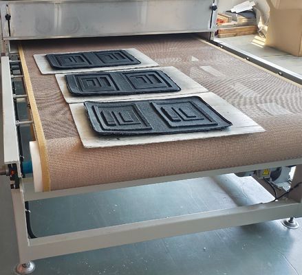 Industriële magnetrondroogoven met continue volumetrische verwarming van het riemtype en aanpasbaar vermogen