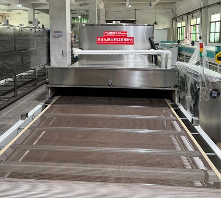 Duurzame productie Eco-bewust ontwerp 14 fase microwave droger voor pulp zeevruchten