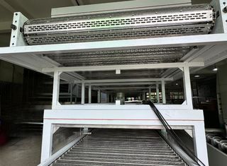 Dubbellaag aardgas industriële droogmachine roestvrij staal perforatie keten plaat gordel voor pulp schimmel fles tafelgerei High End industrieel pakket