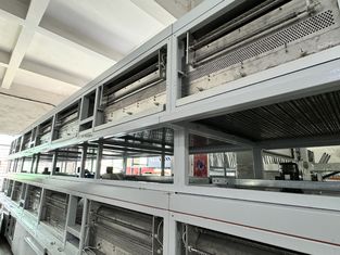 Dubbellaag aardgas industriële droogmachine roestvrij staal perforatie keten plaat gordel voor pulp schimmel fles tafelgerei High End industrieel pakket