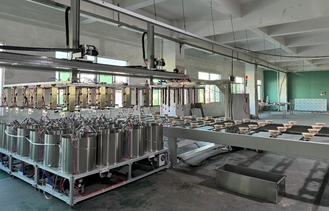 Productielijn voor hoogwaardige voedselveiligheid voor tafelgerei, bak en bak voor interne coating voor pulpvorming