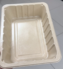 Deksel van de schaal Verpakking van voedsel Tray coating voor water Warm olie proof Six Station Spin Coating Machine voor bamboe papier suikerriet