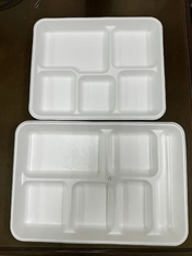 Deksel van de schaal Verpakking van voedsel Tray coating voor water Warm olie proof Six Station Spin Coating Machine voor bamboe papier suikerriet