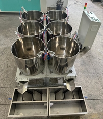 Fiber Bowl Tray Coating Voor Hoogtemperatuur Water Warm Olie Proof Zes Station Spin Coating Machine Voor Bamboe Papier Suikerriet