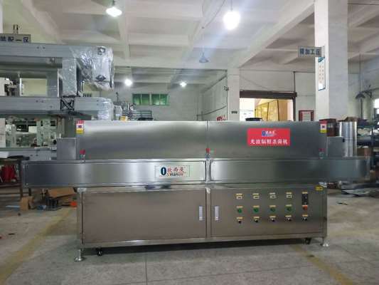 Sterilisator voor UV-C-tunnels met hoge intensiteit voor transparante voedselverpakkingen