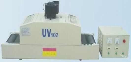 UV 102 UV-spuitmachine met lage bedrijfskosten met aanpasbare hoeveelheid en compacte voetafdruk