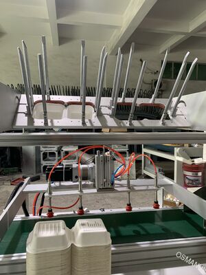 Industriële OnePass inkjetprinter met aanpasbare parameterconfiguratie voor direct drukken op gebogen pulpvormoppervlakken