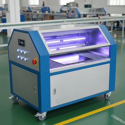 Energiebesparing Drie lampen UV-hardmachine 5-20m per min Metalen plaat UV Led-machine