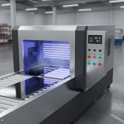 Aluminium paneel UV-uithardingsmachine snel droogsysteem voor metaaloppervlak coatings