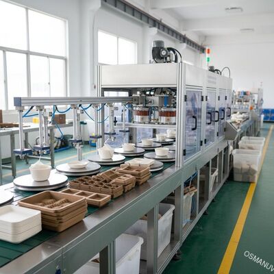 Pulp Molding Coating Machine Automatische Spin Coating Lijn Ideaal voor het Coaten van Gevormde Vezelproducten, Servies, Dienbladen en Verpakkingsartikelen