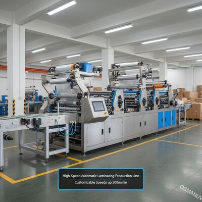 Hogesnelheids Automatische Laminatie Productielijn voor Flexibele Verpakkingen | Aanpasbare Snelheden tot 300m/min