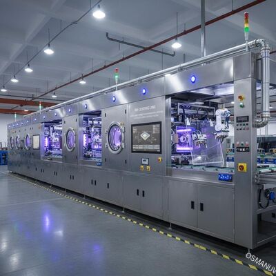 Anti-reflective (AR) coating line voor zonneglas,isolatie board,acryl,meubel board - Volledig automatisch magnetron sputtering systeem