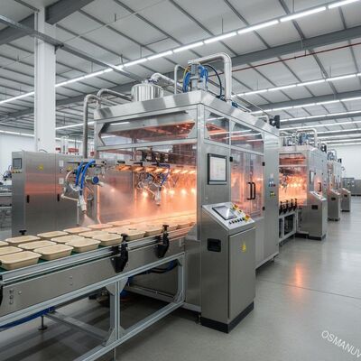 Pulpgegoten voedselcontainer waterdichte coating hoogrendement automatische spuitproductielijn