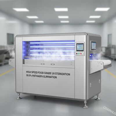 High Speed Food Grade UV Sterilisatie Machine voor 99,9% pathogeen eliminatie