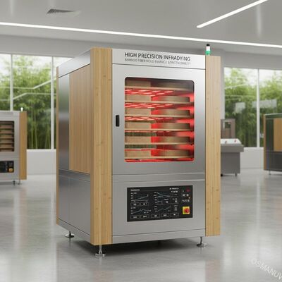 Hoge precisie bamboevezelmal infrarood droogmachine voor verbeterde sterkte en stabiliteit