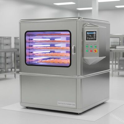 Zoete aardappelschijfjes sterilisatiemachine Efficiënt microbieel controlesysteem