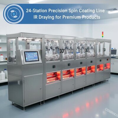 24-station Precision Spin Coating Line met IR-harding voor premiumproducten