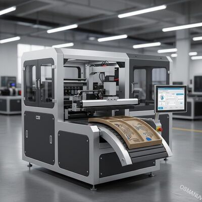 Industriële OnePass inkjetprinter met aanpasbare parameterconfiguratie voor direct drukken op gebogen pulpvormoppervlakken