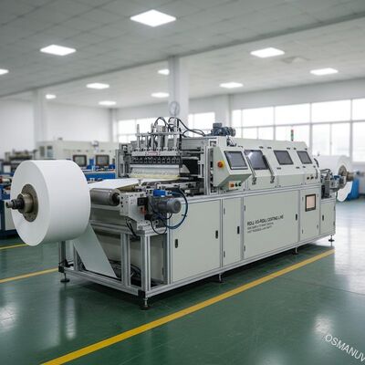 Roll-to-Roll Continue Doctor Blade Coatinglijn met Aanpasbare Webbreedte, Torsiecontrole en Hoge Dikte-Uniformiteit