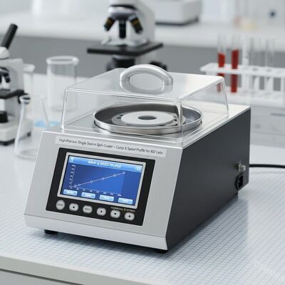 High-precision Single Station Spin Coater ¢ Aanpasbaar Ramp & Speed Profile voor R & D Labs