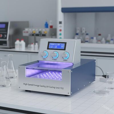 High-Speed Energy-Saving UV Curing Unit 102 met aanpasbare bestralingsarea voor laboratorium tot proefgrootte toepassingen
