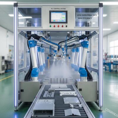 Volledig automatische reciprocating spray coating line met aanpasbare PLC en lage overspray rate voor een hoog rendement
