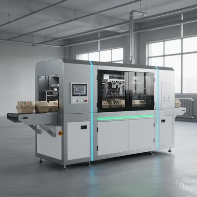 Digitale printer met een snelheid van één pas voor gegoten voedselcontainers van pulp