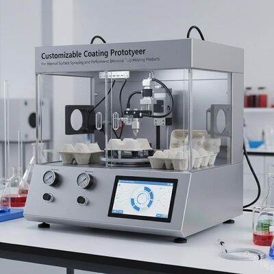 Aanpasbare Coating Prototyper | Voor het spuiten van interne oppervlakken en prestatie-evaluatie van pulpgevormde producten