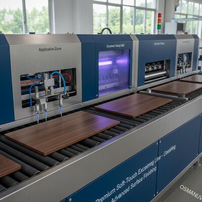 Premium Soft-Touch Excimer Coatinglijn voor Houtvezelplaten – Geavanceerde Oppervlakteafwerking