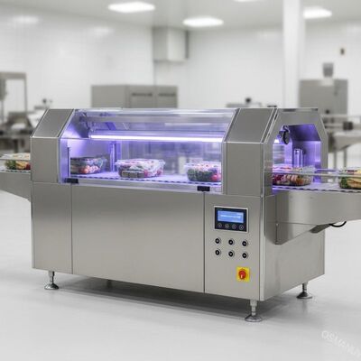Sterilisator voor UV-C-tunnels met hoge intensiteit voor transparante voedselverpakkingen