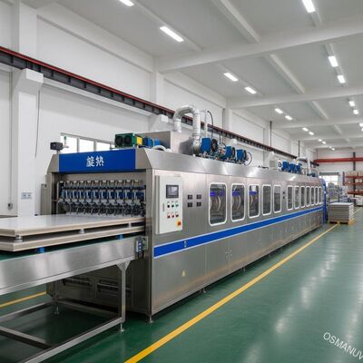 Lijn voor het droog- en spincoating met aardgas voor cementvezelplaten en calciumcarbonaatplaten