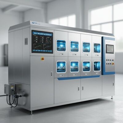 Precisie Multi-Zone Magnetron Droger met Real-time Vochtfeedback voor Hoogwaardige Pulpvorming