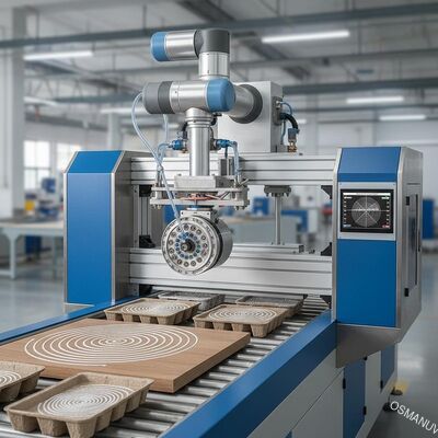 360° Reciprocating Spraying Machine for Molded Pulp & Furniture Board Surface Coating - Aanpasbaar spuitpad