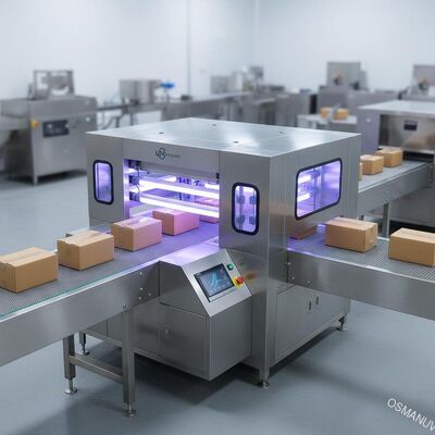 Machine van de het Voedselstraling van Mesh Belt de UV voor het Karton van de Pakketraad