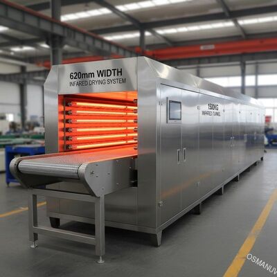 620mm Breedte Infrarode Drogende Systemen, de Infrarode Tunnel van 1500kg