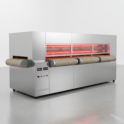 50kw roestvrij staal Infrarode Drogende Machine 3sheets/Min