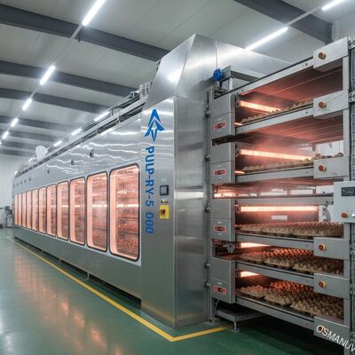Hogesnelheid infrarood droogtunneloven voor pulpvormen | Meerlaagse continue droogproductielijn