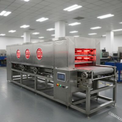 Infrarode Drogende Machine 1320mm van het roestvrij staaltransmissiesysteem