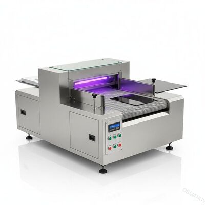 De Machinedocument pvc van de roestvrij staaltransportband breidde het Uv Genezende Film, Acryl en Andere Vliegtuig UV Genezende Machine uit