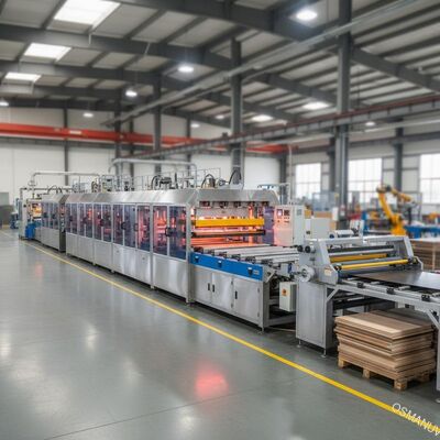 Universele paneellamineermachine voor metaal, glas en meubelplaten - Hoogefficiënte productielijn